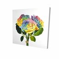 Fondo 16 x 16 in. Bouquet of Rainbow Roses-Print on Canvas FO2790322